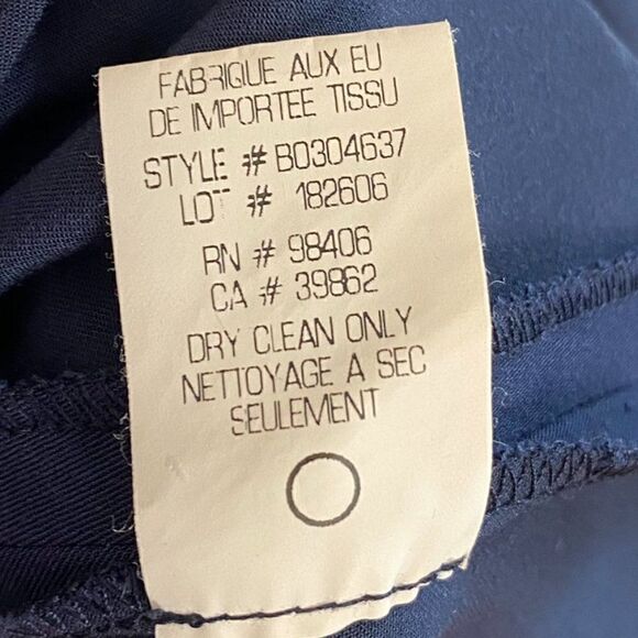 Theory Blue Sleeveless Sheath Dress with Pockets - Picture 8 of 8